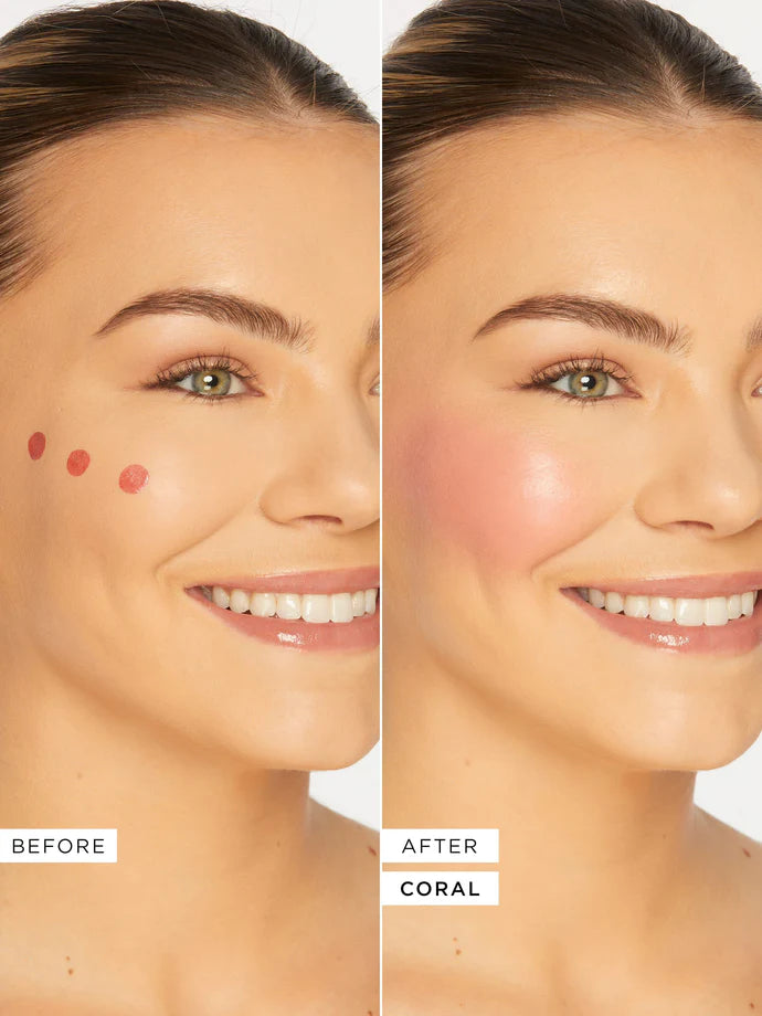 TARTE - MANEATER BLUSH & GLOW CHEEK PLUMP / coral